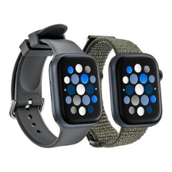 Platinum™ Rugged Silicone Band for Apple Watch 42mm, 44mm, 45mm