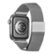 Alt View Zoom 12. Insignia™ - Stainless Steel Mesh Band for Apple Watch 38mm, 40mm and 41mm (All Series) - Silver.