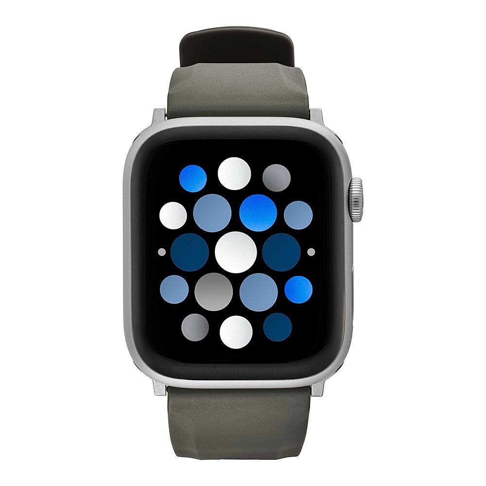 Alt View 11. Insignia™ - Rugged Silicone Band for Apple Watch 42mm, 44mm, 45mm and Apple Watch Ultra 49mm (All Series) - Green.