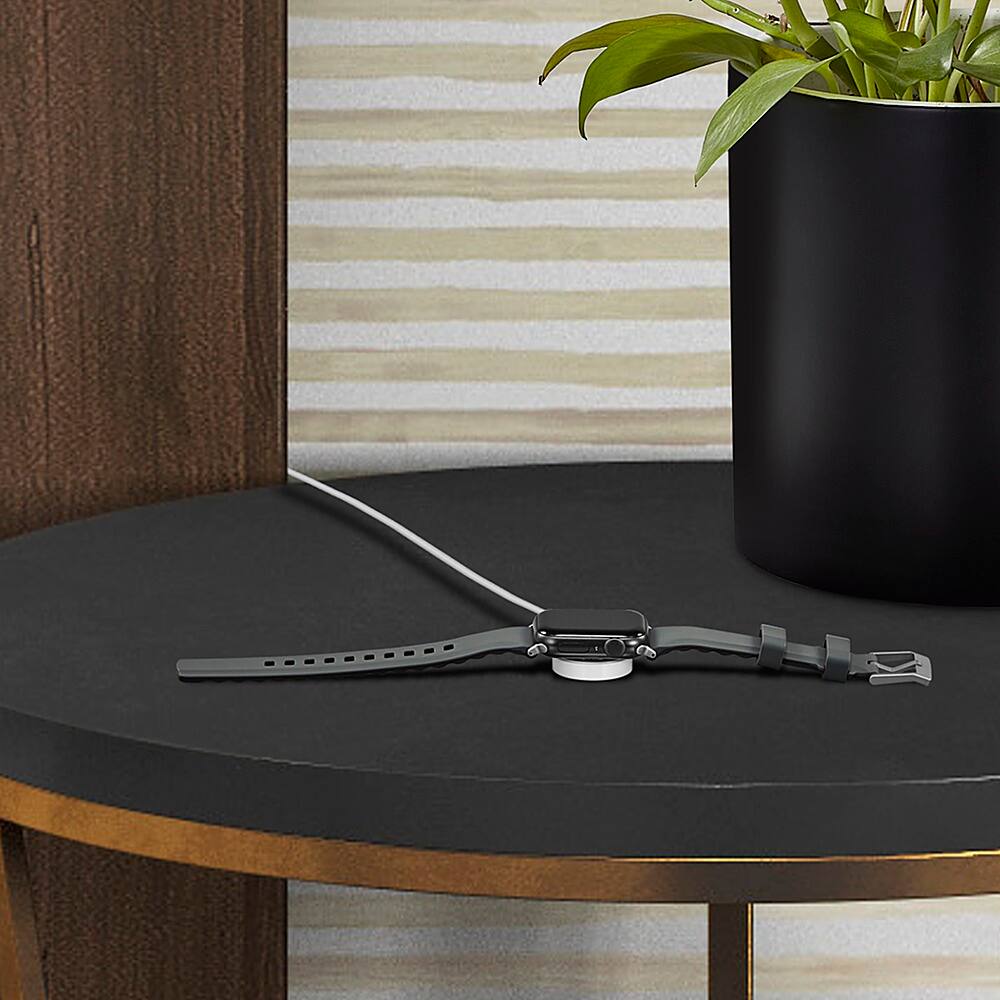 Alt View 14. Insignia™ - Rugged Silicone Band for Apple Watch 42mm, 44mm, 45mm and Apple Watch Ultra 49mm (All Series) - Green.