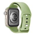 Alt View Zoom 12. Insignia™ - Silicone Band for Apple Watch 38mm, 40mm and 41mm (All Series) - Cool Matcha.