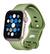 Left. Insignia™ - Silicone Band for Apple Watch 38mm, 40mm and 41mm (All Series) - Cool Matcha.
