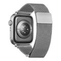 Alt View Zoom 12. Insignia™ - Stainless Steel Mesh Band for Apple Watch 42mm, 44mm, 45mm and Apple Watch Ultra 49mm (All Series) - Silver.