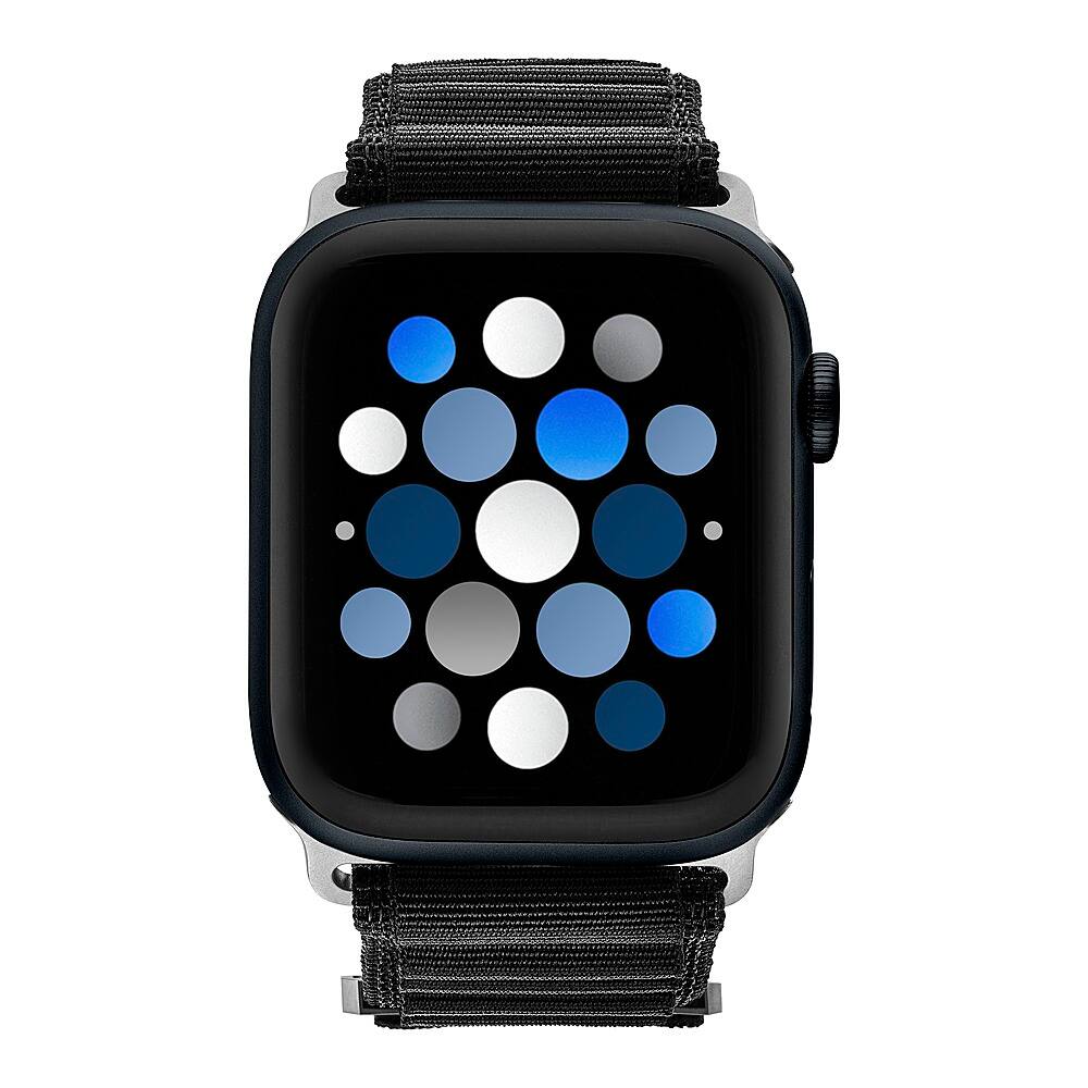 Alt View 11. Insignia™ - Rugged Nylon Band for Apple Watch 42mm, 44mm, 45mm and Apple Watch Ultra 49mm (All Series) - Black.