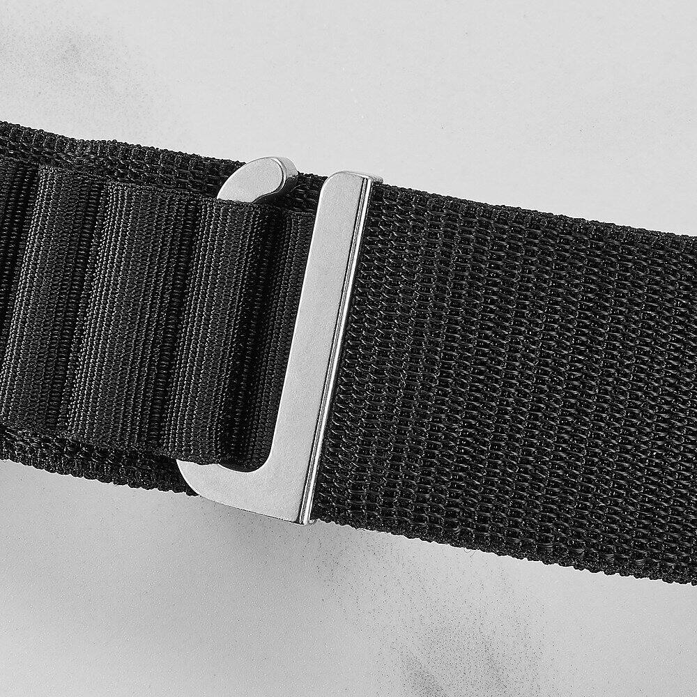 Alt View 14. Insignia™ - Rugged Nylon Band for Apple Watch 42mm, 44mm, 45mm and Apple Watch Ultra 49mm (All Series) - Black.