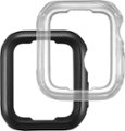 Alt View 11. Insignia™ - Bumper Cases for Apple Watch 41mm (2-Pack) - Black/Clear.