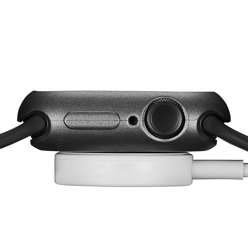 Alt View 14. Insignia™ - Bumper Cases for Apple Watch 41mm (2-Pack) - Black/Clear.