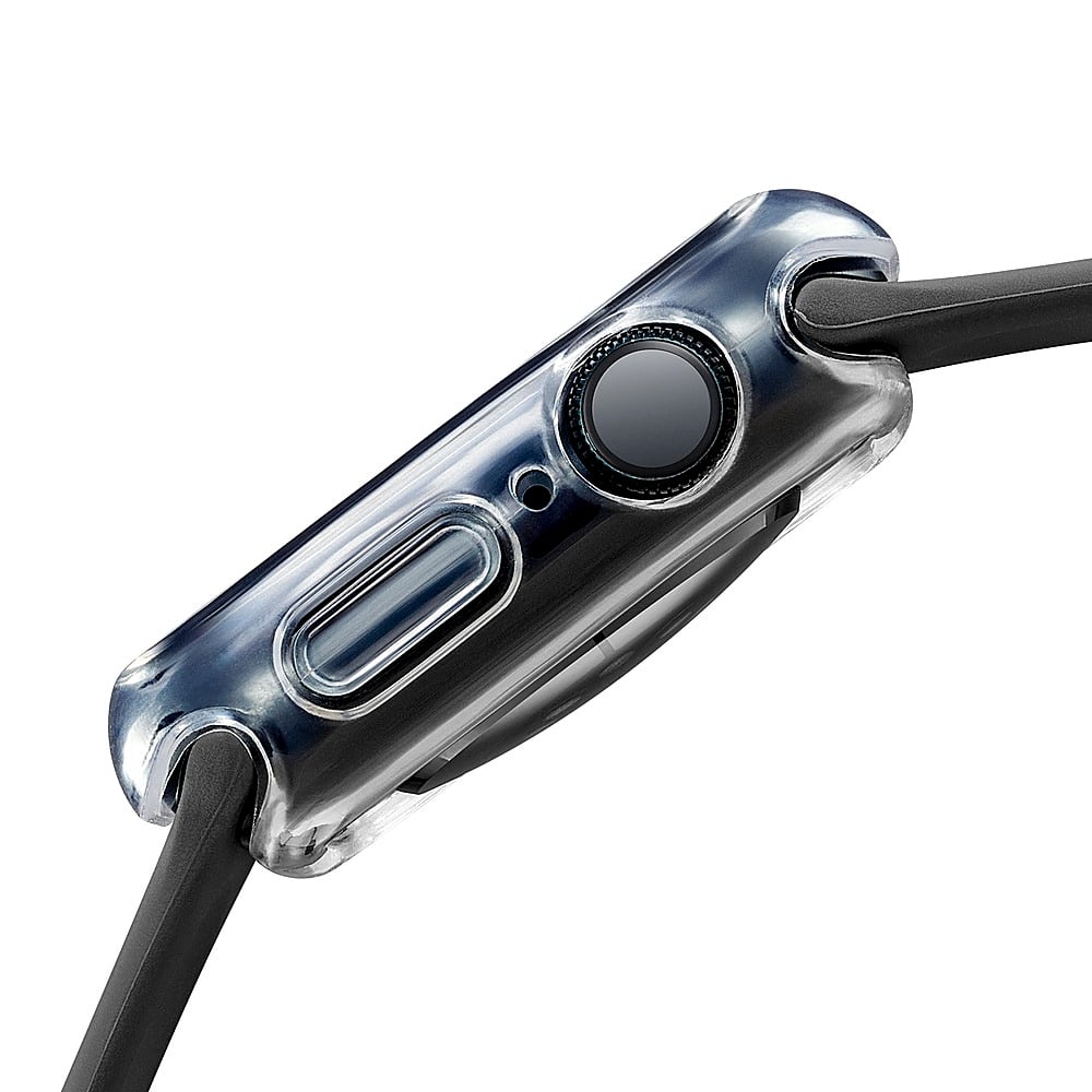 Alt View 15. Insignia™ - Bumper Cases for Apple Watch 41mm (2-Pack) - Black/Clear.