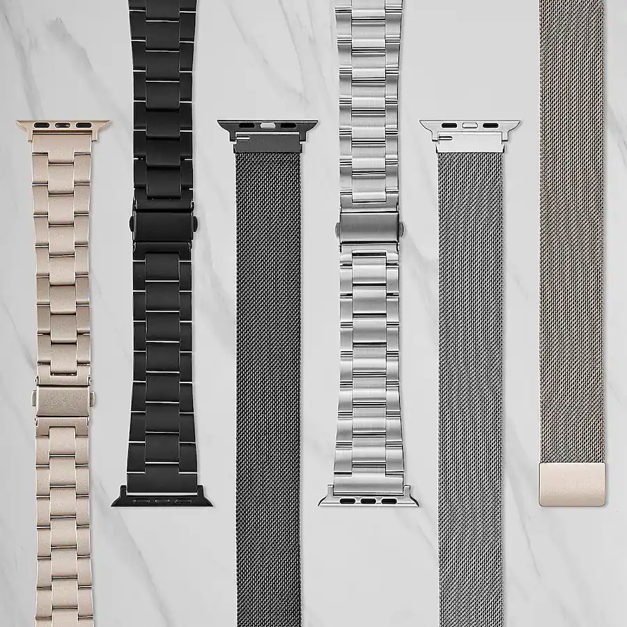 Insignia™ Stainless Steel Mesh Band for Apple Watch 44mm, 45mm