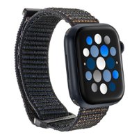 Insignia™ - Active Nylon Band for Apple Watch 38mm, 40mm and 41mm (All Series) - Black - Angle_Zoom