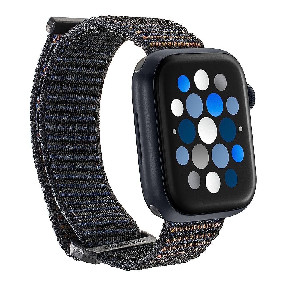 Angle. Insignia™ - Active Nylon Band for Apple Watch 38mm, 40mm and 41mm (All Series) - Black.