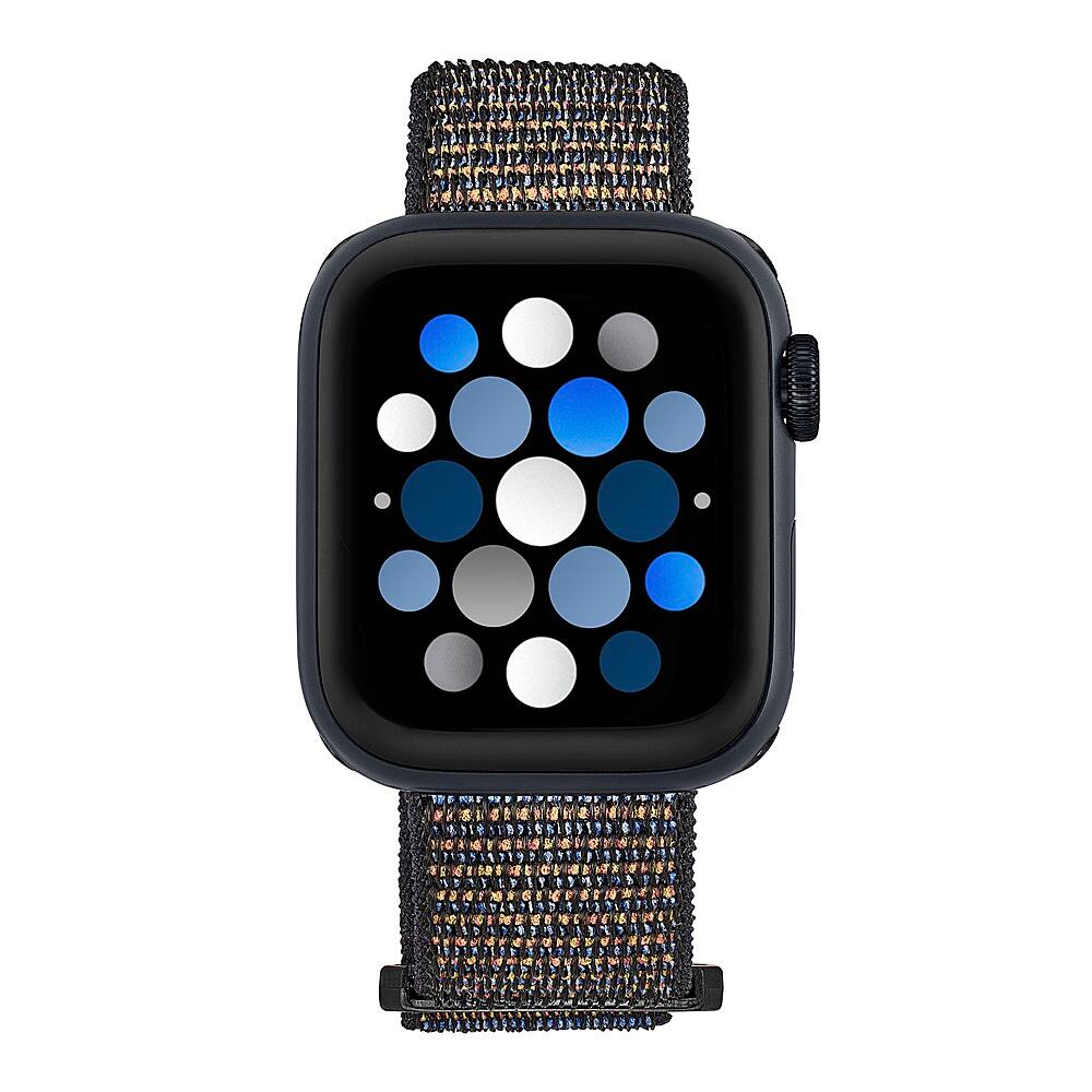 Alt View 11. Insignia™ - Active Nylon Band for Apple Watch 38mm, 40mm and 41mm (All Series) - Black.