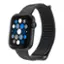 Left. Insignia™ - Active Nylon Band for Apple Watch 42mm, 44mm, 45mm and Apple Watch Ultra 49mm (All Series) - Black.