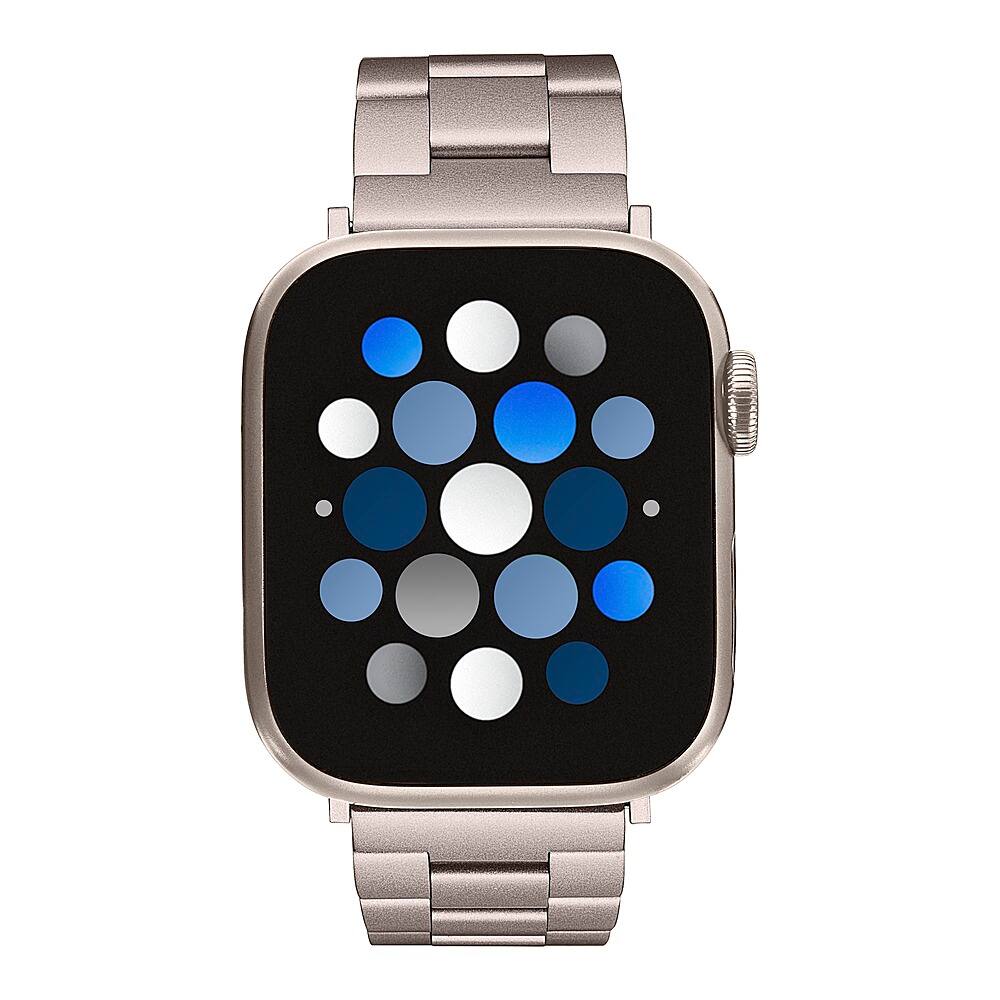 Alt View 11. Insignia™ - Stainless Steel Link Band for Apple Watch 38mm, 40mm and 41mm (All Series) - Champagne.