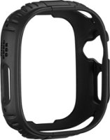 Insignia™ - Rugged Bumper Case for Apple Watch Ultra 49mm - Black - Angle_Zoom