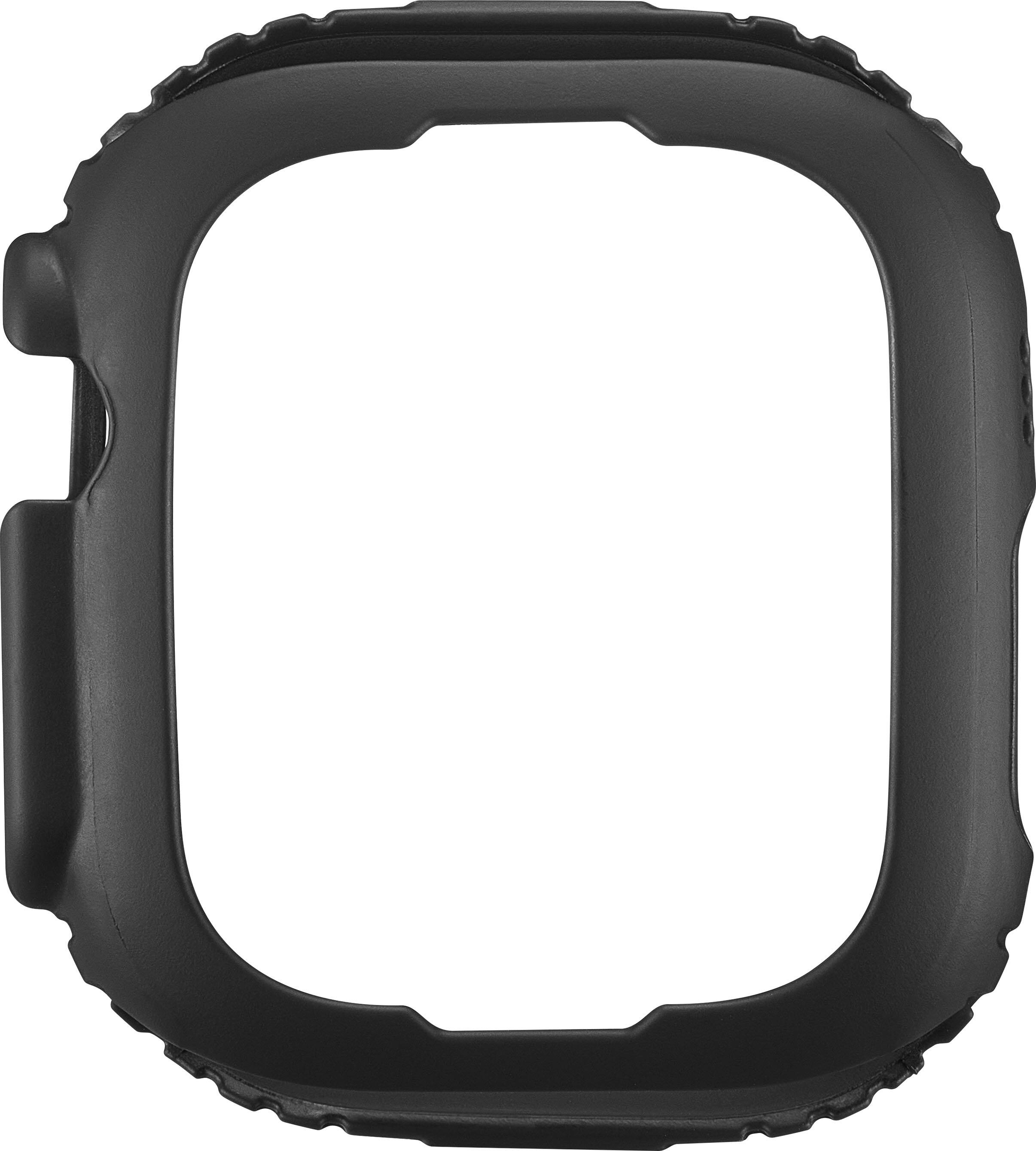 Alt View 12. Insignia™ - Rugged Bumper Case for Apple Watch Ultra 49mm - Black.