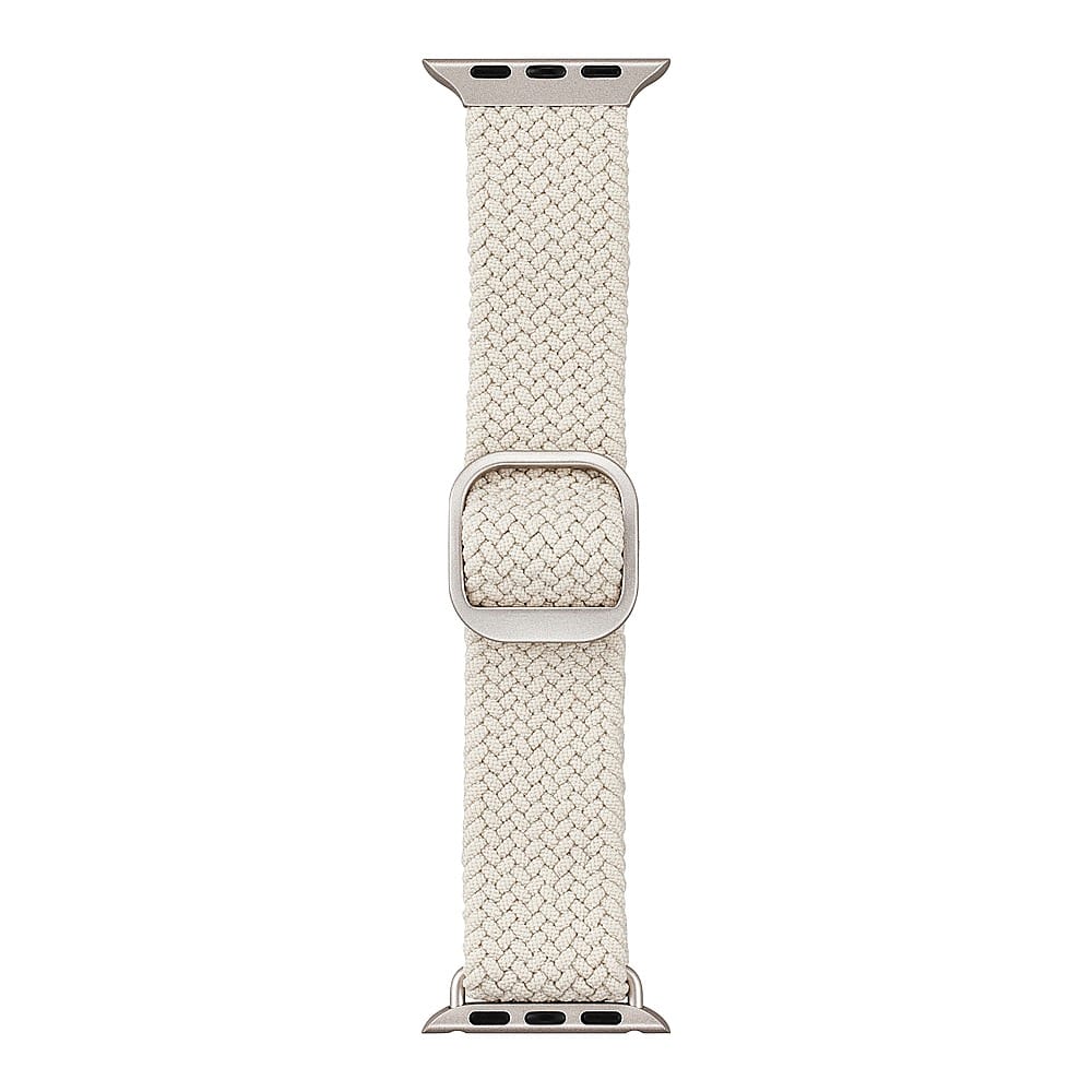 Alt View 13. Insignia™ - Braided Nylon Band for Apple Watch 38mm, 40mm and 41mm (All Series) - Stone.