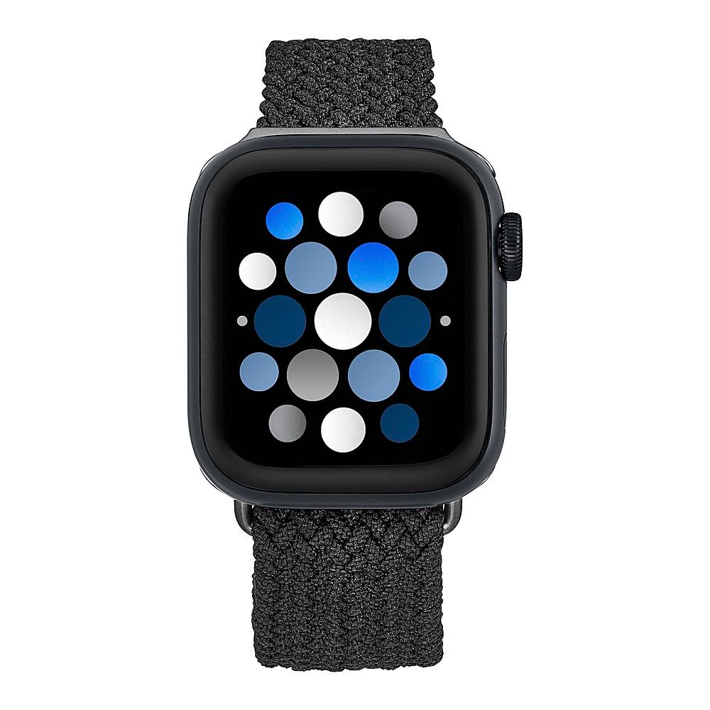 Alt View 11. Insignia™ - Braided Nylon Band for Apple Watch 38mm, 40mm and 41mm (All Series) - Black.