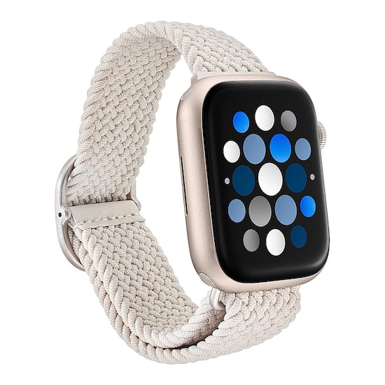 Insignia Braided Nylon Band for Apple Watch 42mm 44mm 45mm and