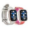 Insignia™ - Silicone and Nylon Bands for Apple Watch 38mm, 40mm and 41mm (2-Pack) - Stone/Hot Pink