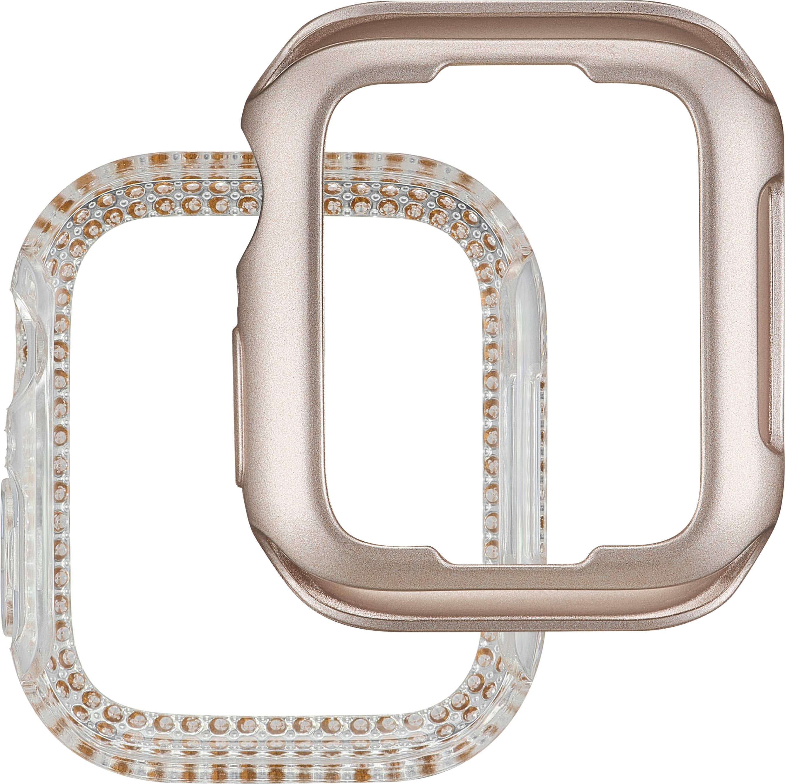 Alt View 12. Insignia™ - Bumper Cases for Apple Watch 41mm (2-Pack) - Bling/Champagne.