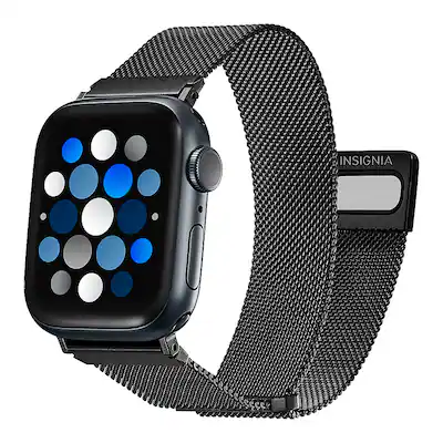 Insignia™ Stainless Steel Mesh Band for Apple Watch 38mm, 40mm