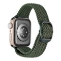 Alt View Zoom 12. Insignia™ - Braided Nylon Band for Apple Watch 38mm, 40mm and 41mm (All Series) - Olive Green.