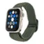 Left. Insignia™ - Braided Nylon Band for Apple Watch 38mm, 40mm and 41mm (All Series) - Olive Green.