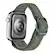 Alt View 12. Insignia™ - Braided Nylon Band for Apple Watch 42mm, 44mm, 45mm and Apple Watch Ultra 49mm (All Series) - Olive Green.