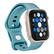 Angle. Insignia™ - Silicone Band for Apple Watch 38mm, 40mm and 41mm (All Series) - Teal.