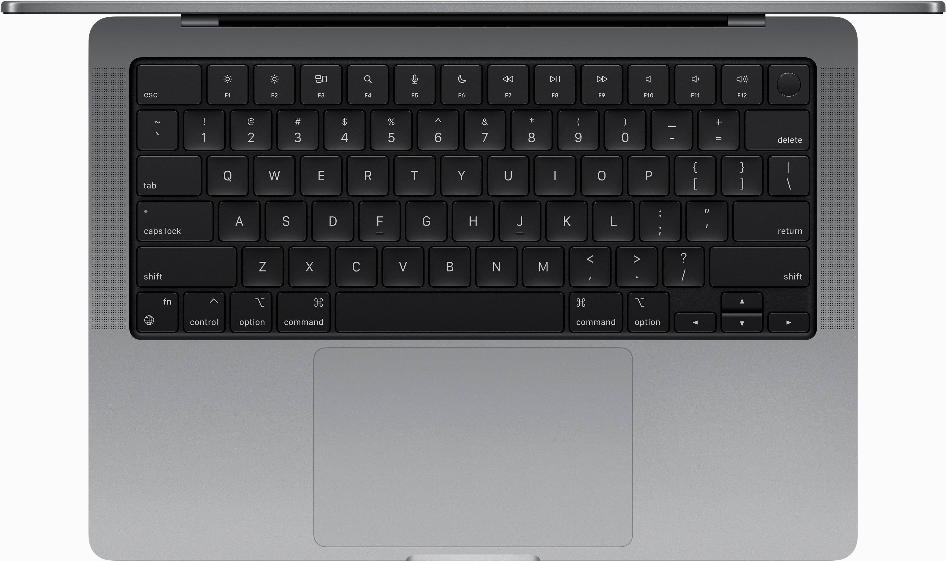 The image features a laptop computer with a black keyboard. The keyboard has a number pad and various keys, including letters, numbers, and function keys. The laptop is positioned on a flat surface, and the keyboard is the main focus of the image.
