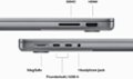 Alt View 15. Apple - MacBook Pro 14" Laptop - M3 chip - 8GB Memory - 10-core GPU - 1TB SSD (Latest Model) - Space Gray.