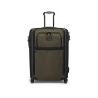 TUMI - Alpha Short Trip Aerotour 4 Wheeled Spinner Suitcase - Olive Night - Front_Zoom