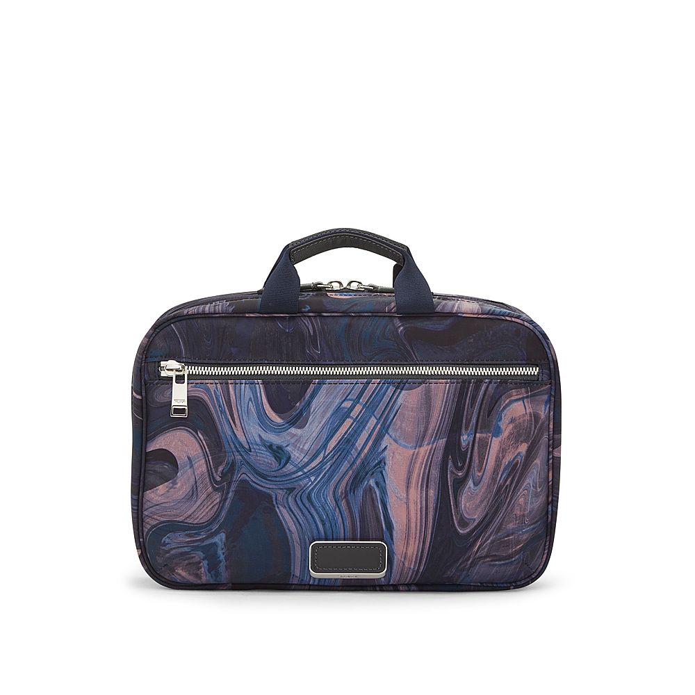 TUMI Voyageur Madeline Cosmetic Navy Liquid Print 146602-A222 - Best Buy