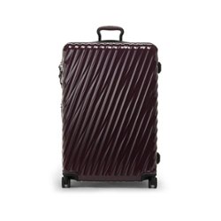 TUMI - 19 Degree Extended Trip Expandable 4 Wheeled Spinner Suitcase - Deep Plum - Front_Zoom