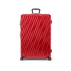 TUMI - 19 Degree Extended Trip Expandable 4 Wheeled Spinner Suitcase - Red - Front_Zoom