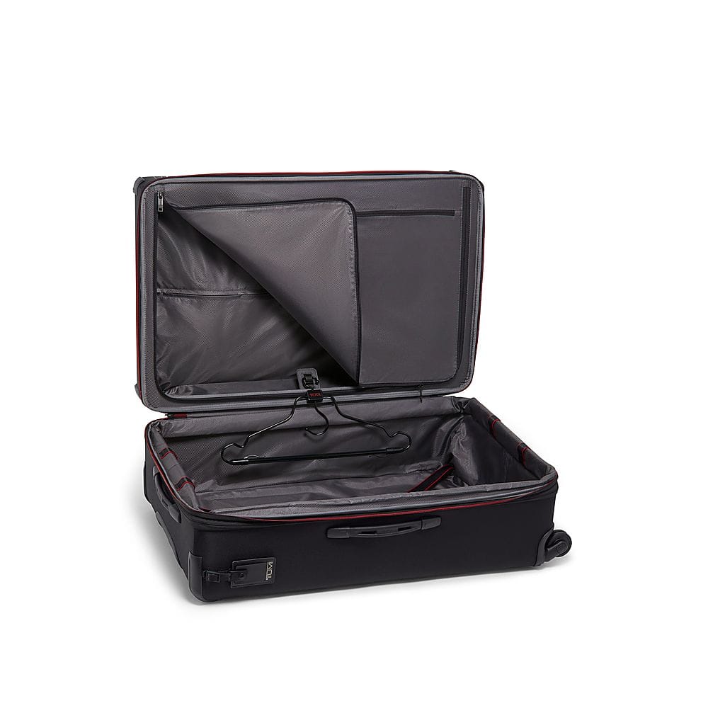 Left View: TUMI - Aerotour Extended 33" Expandable 4 Wheeled Spinner Suitcase - Black