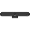 Front. Logitech - Rally Bar Huddle 4K Ultra HD Webcam for Business - Black.