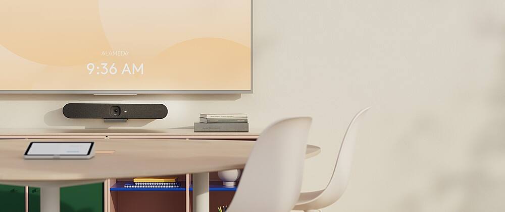 Alt View 13. Logitech - Rally Bar Huddle 4K Ultra HD Webcam for Business - Black.