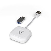 Aluratek - Wireless Adapter for Apple CarPlay - White - Front_Zoom