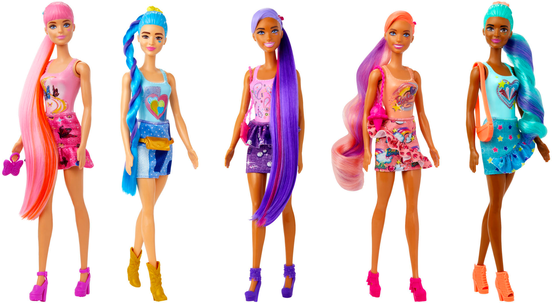 Angle View: Barbie - Color Reveal Totally Denim Series 11.5" Doll - Styles May Vary