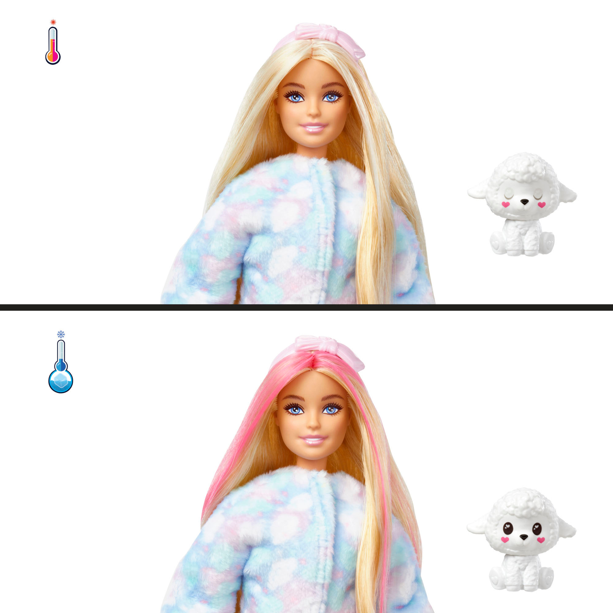 Barbie Color Reveal Cozy Cute Tees Series Lamb 11.5 Doll HKR03 - Best Buy