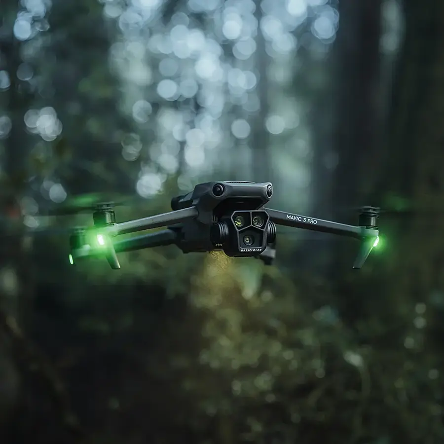Alt View 18. DJI - Geek Squad Certified Refurbished Mavic 3 Pro Fly More Combo Drone and RC Remote Control with Built-in Screen - Gray.