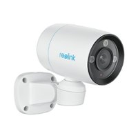 Reolink - 180° Pan Outdoor PoE Wired 4K Security Camera with 18m Network Cable - White - Front_Zoom