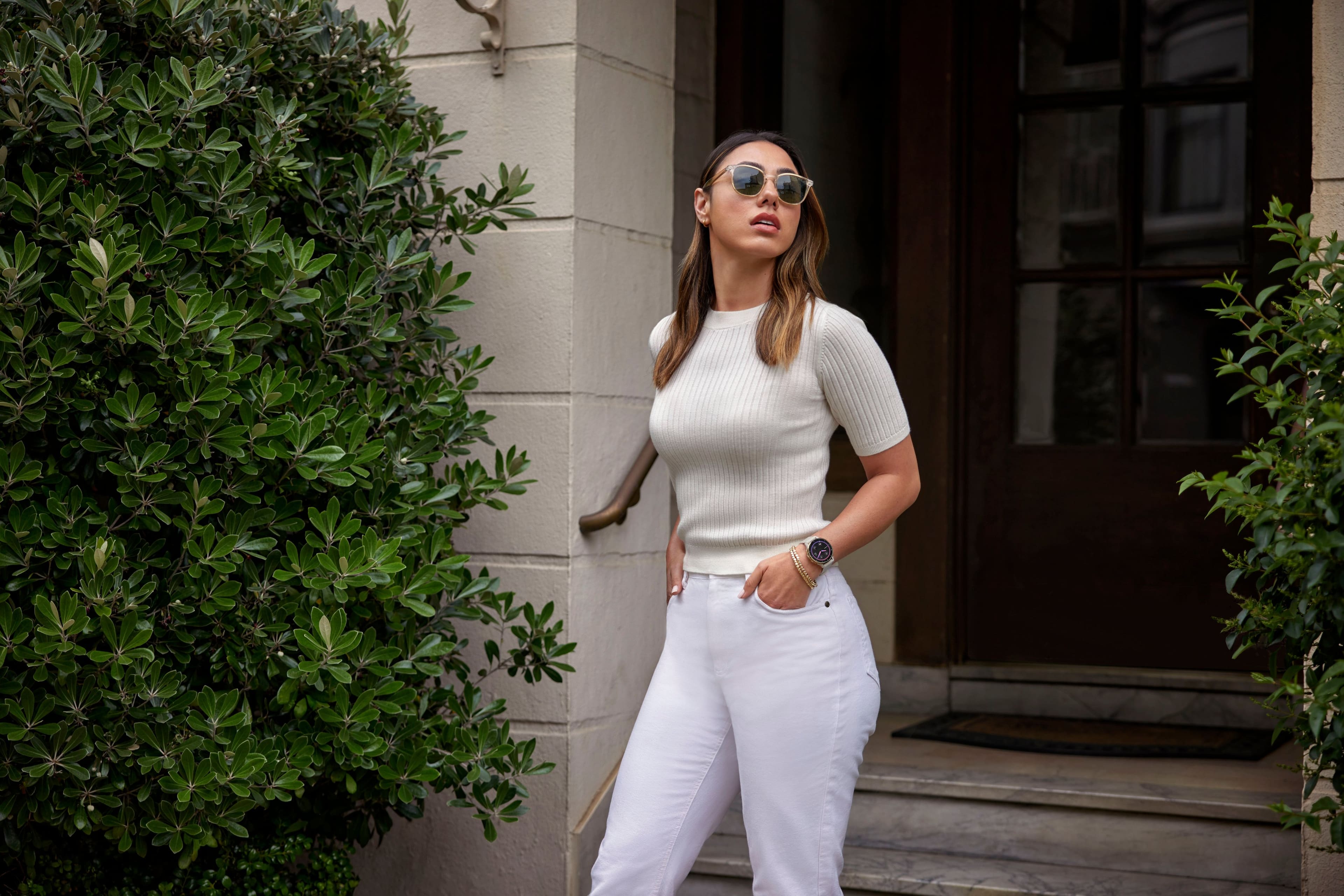 Alt View 3. Garmin - Venu 3 GPS Smartwatch 45 mm Fiber-reinforced polymer - Stainless Steel and Black.