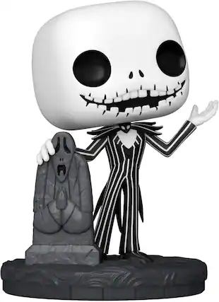 Front. Funko - POP! Disney: The Nightmare Before Christmas- Jack Skellington with Gravestone.