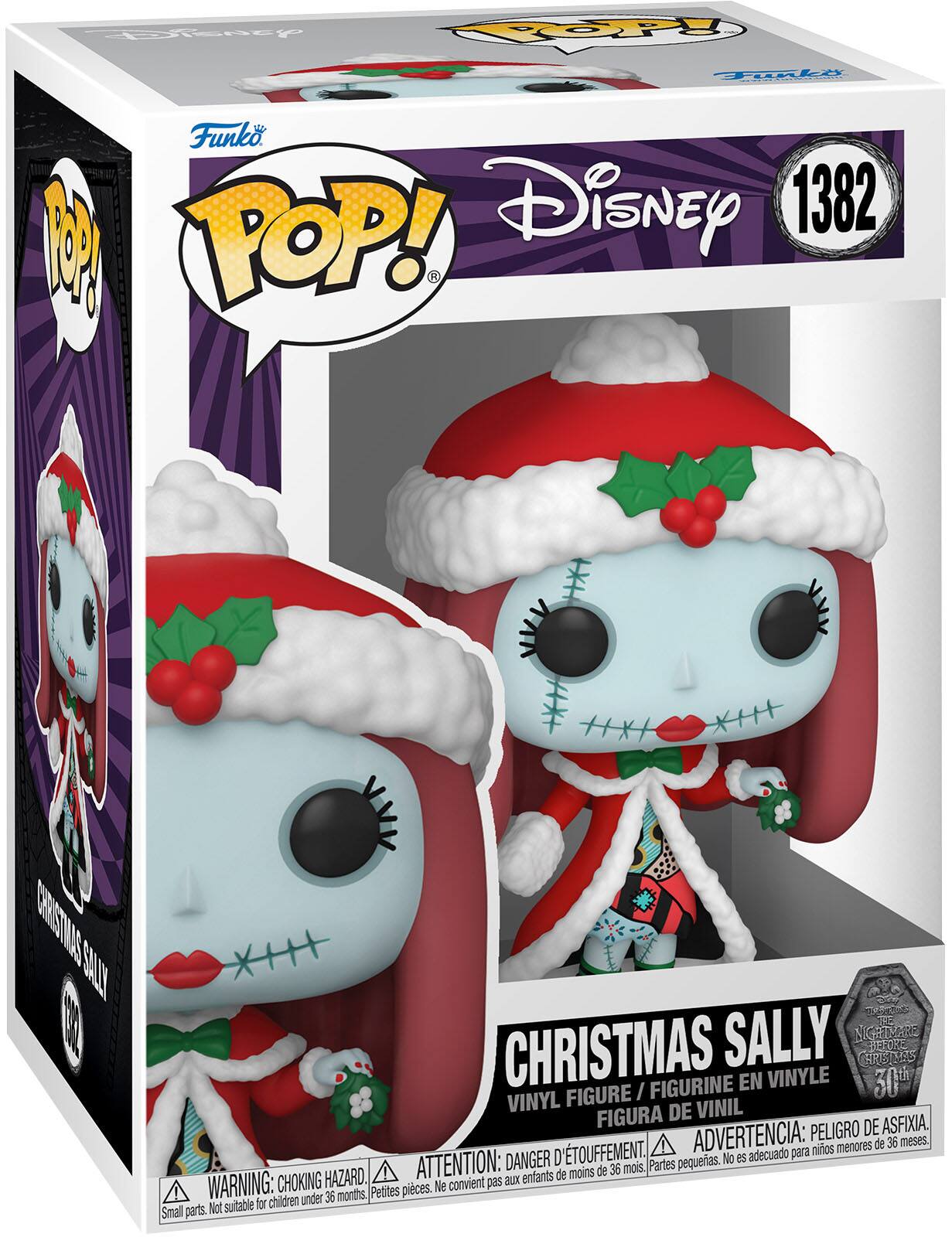 Angle. Funko - POP! Disney: The Nightmare Before Christmas- Christmas Sally.