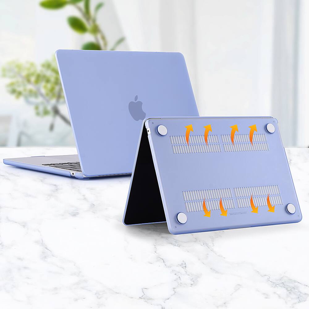 Alt View 14. Techprotectus - MacBook case for 2023-24 MacBook Air 15" with Apple M2/M3 Chip - Serenity Blue.