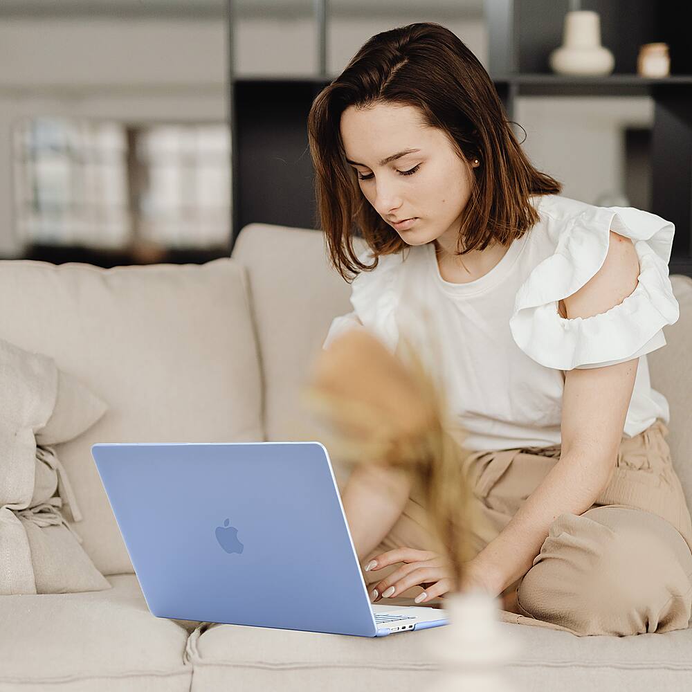 Alt View 21. Techprotectus - MacBook case for 2023-24 MacBook Air 15" with Apple M2/M3 Chip - Serenity Blue.