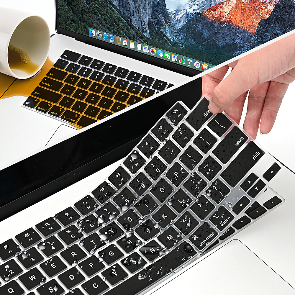 Techprotectus Hard-Shell Case/Keyboard Cover for Apple 15 MacBook Air 2023 M2, Black (TP-BK-MA15M2), Plastic | Quill